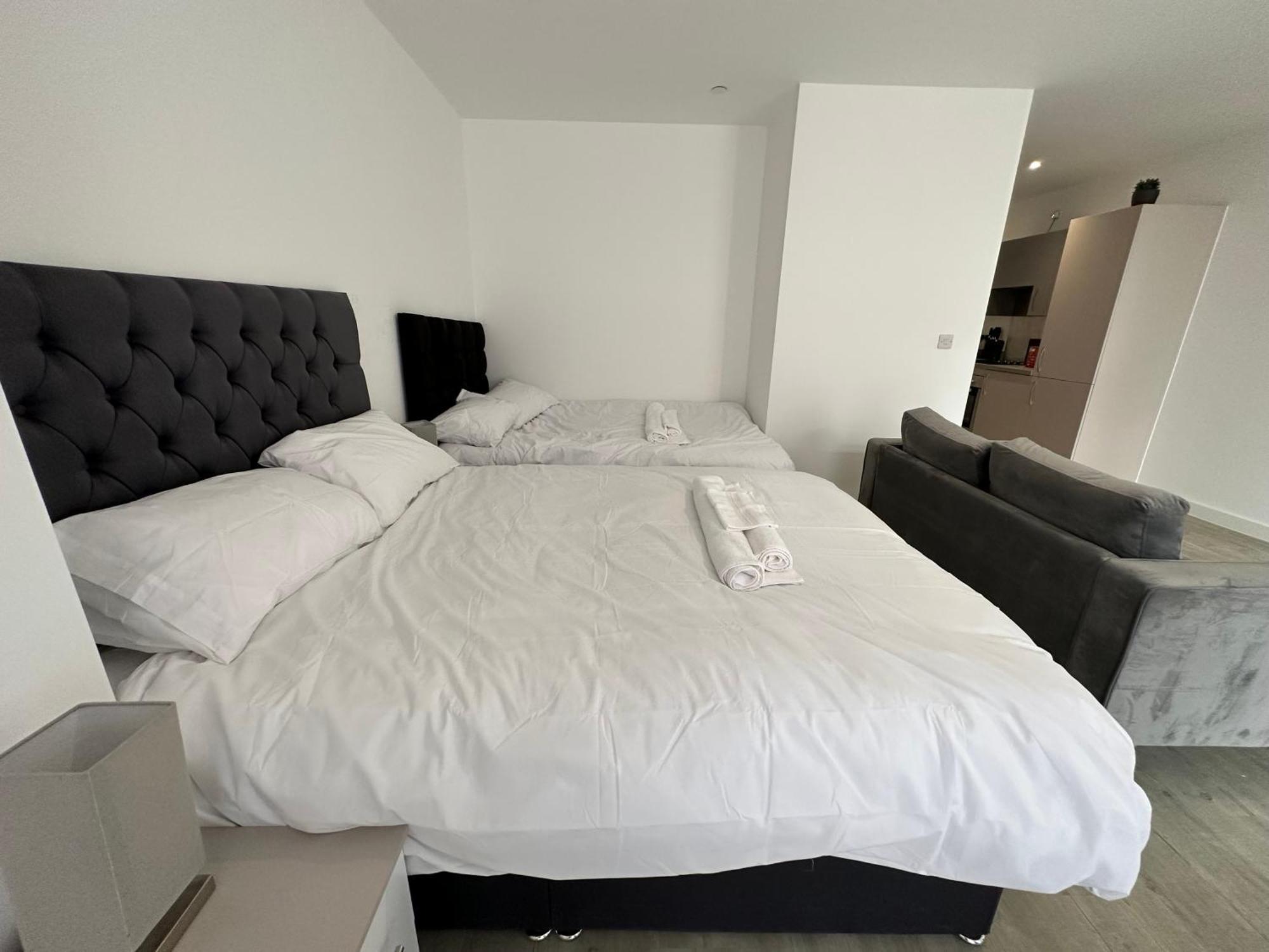 Manchester Old Trafford Studio Apartment Exterior foto