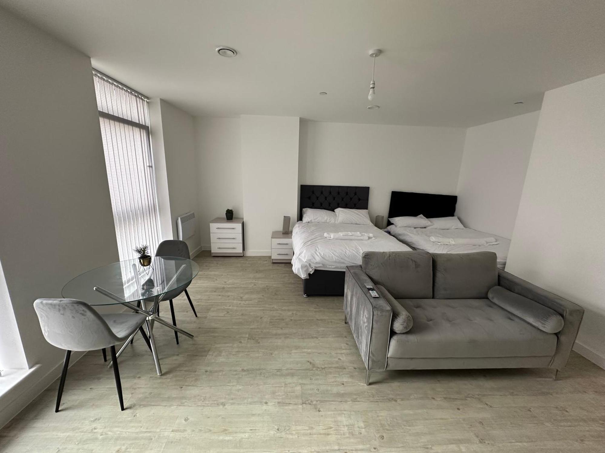 Manchester Old Trafford Studio Apartment Exterior foto