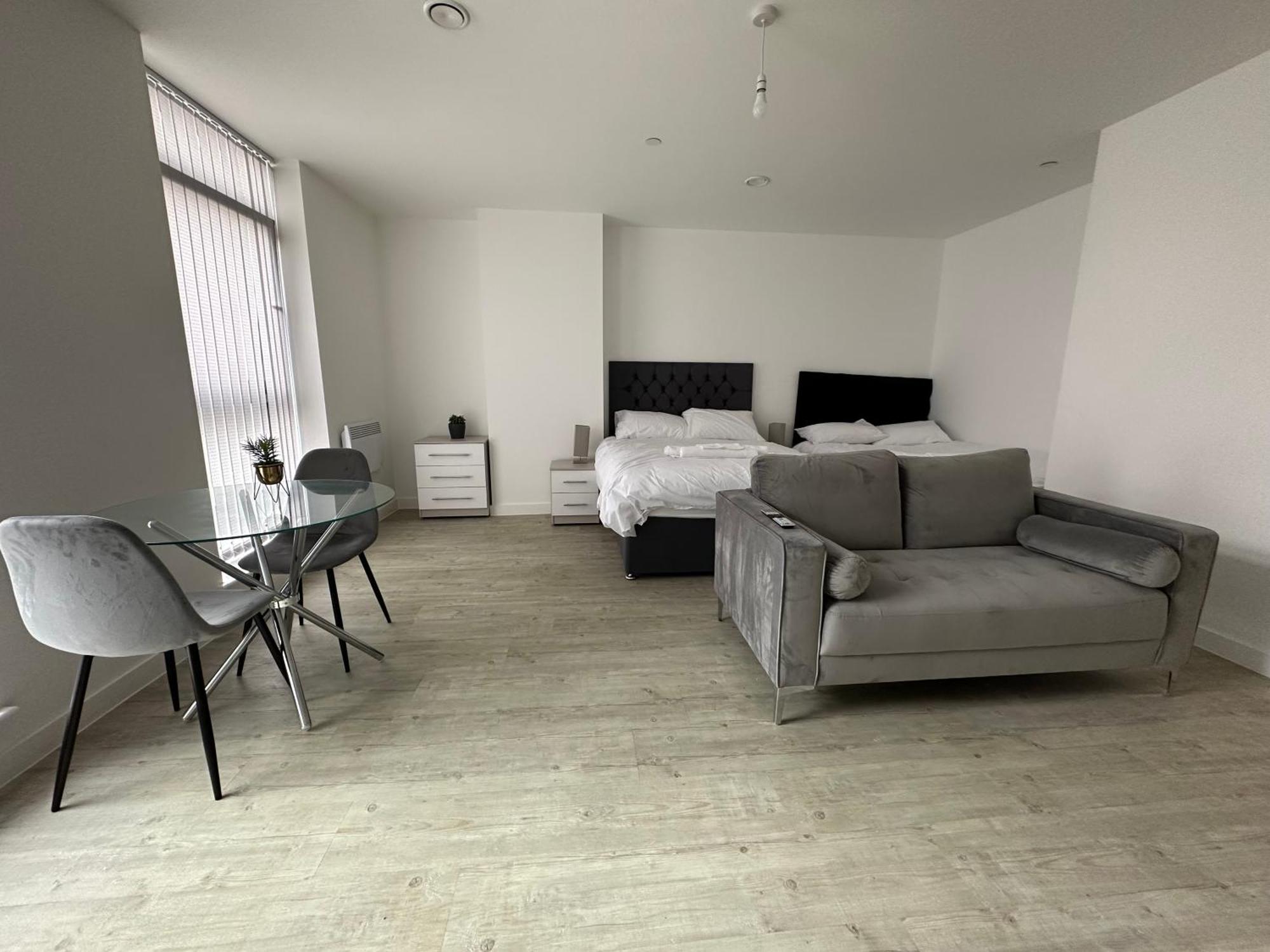 Manchester Old Trafford Studio Apartment Exterior foto